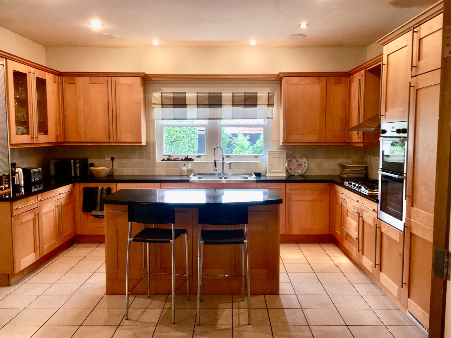 Johnson and Johnson Kitchen with Island, Worktops and Appliances Used