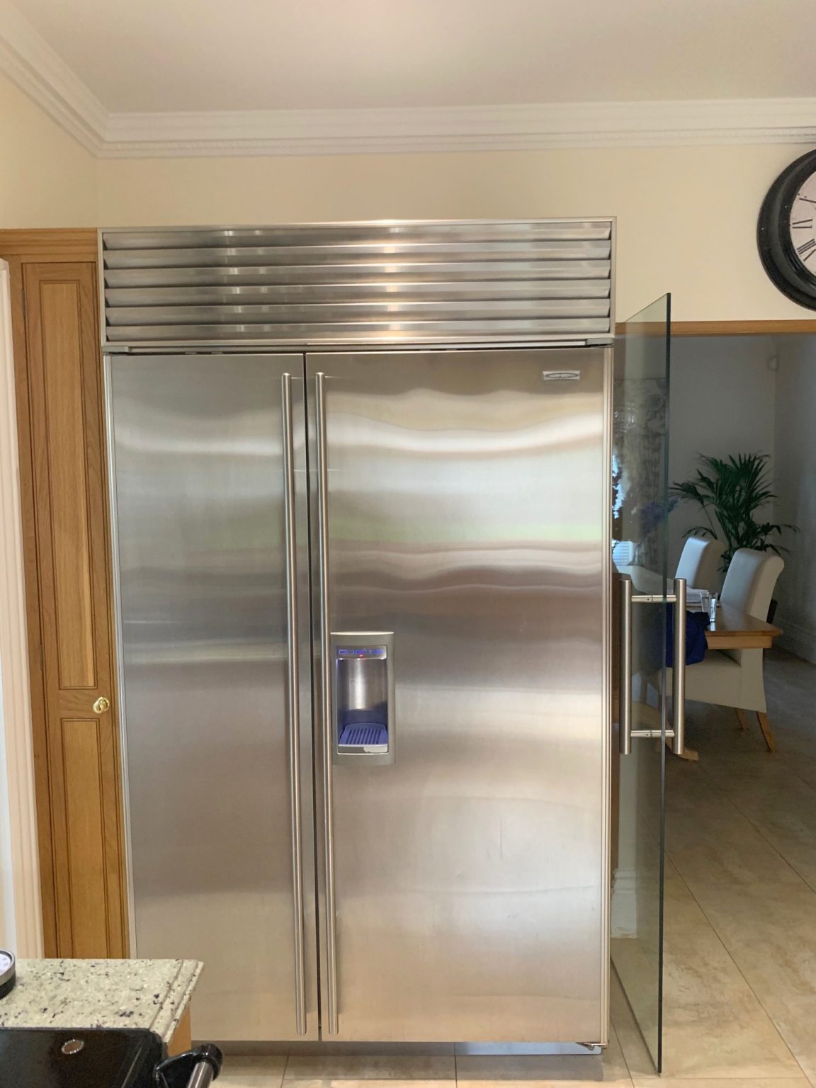 SubZero 695/s Side by Side Fridge Freezer The Used Kitchen Comapny