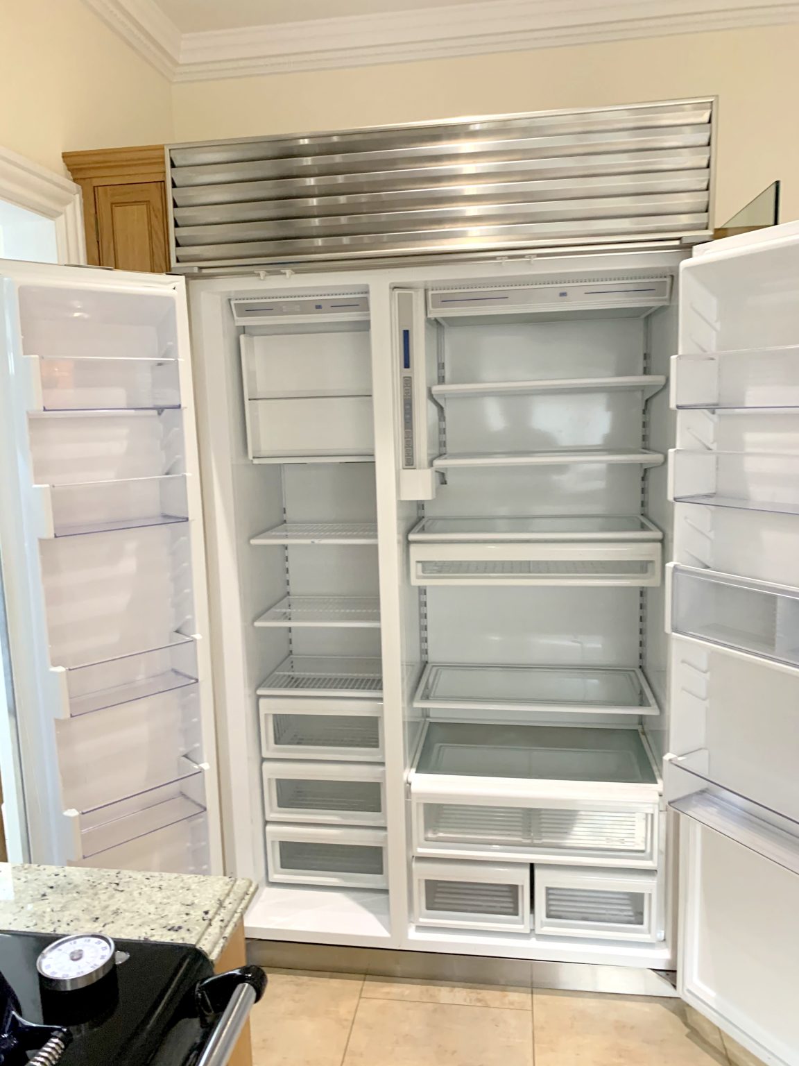 SubZero 695/s Side by Side Fridge Freezer The Used Kitchen Comapny