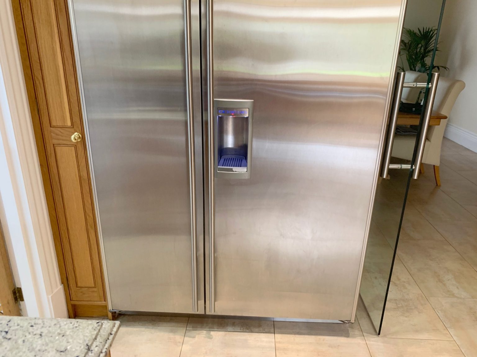 SubZero 695/s Side by Side Fridge Freezer The Used Kitchen Comapny