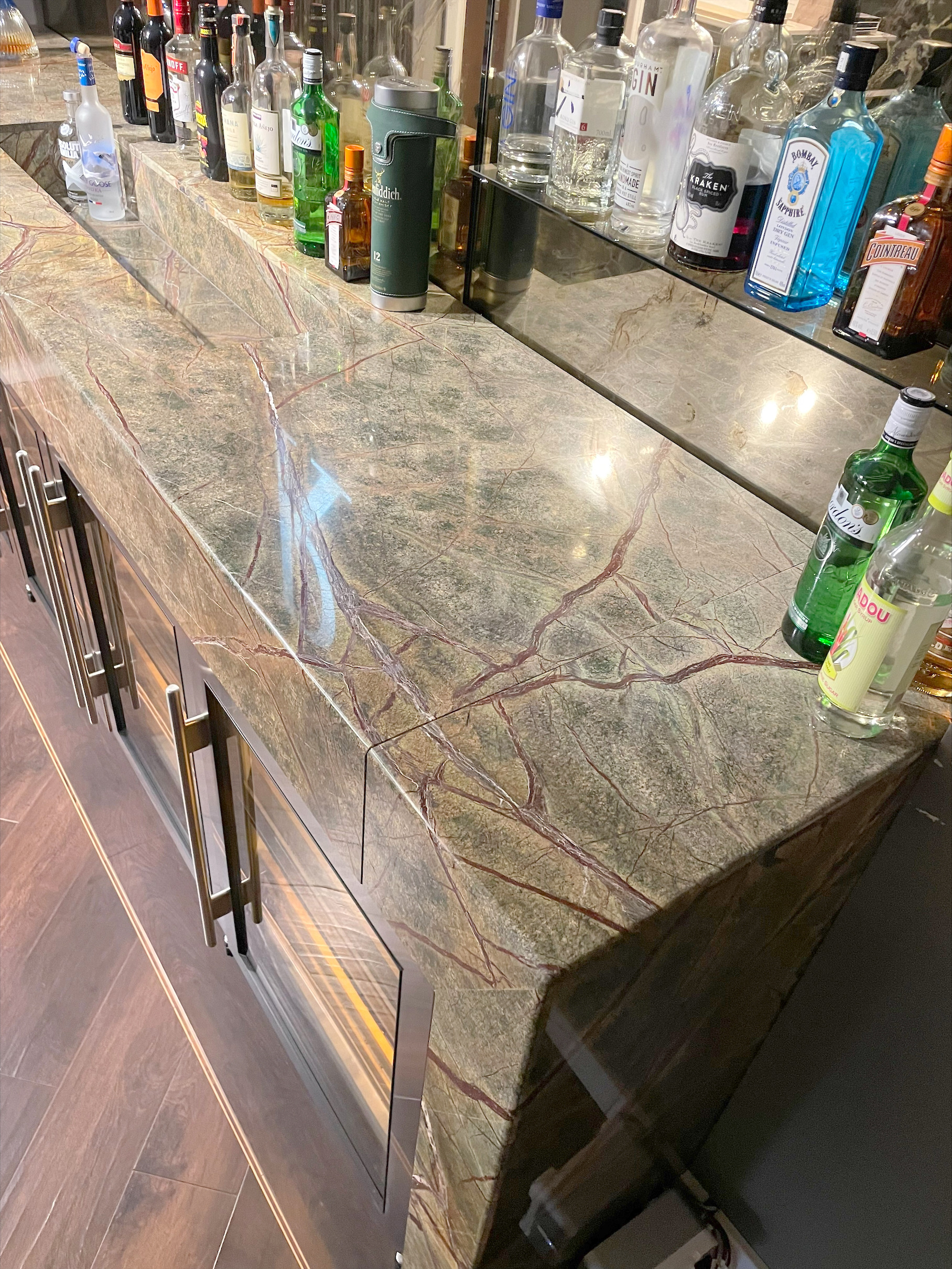 Ex Display Bar Area with Sub Zero Wine Coolers The Used Kitchen Company