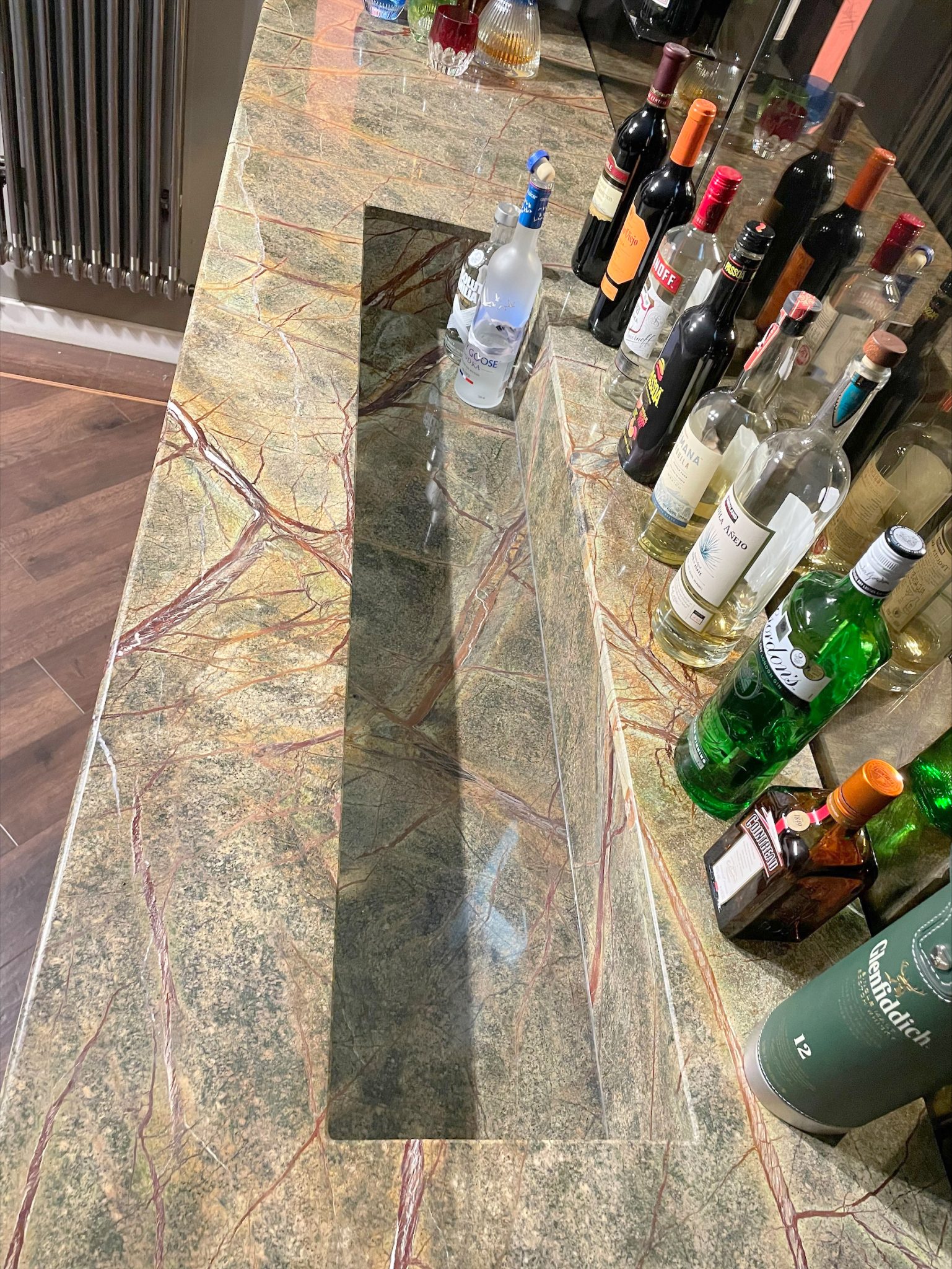 Ex Display Bar Area with Sub Zero Wine Coolers The Used Kitchen Company