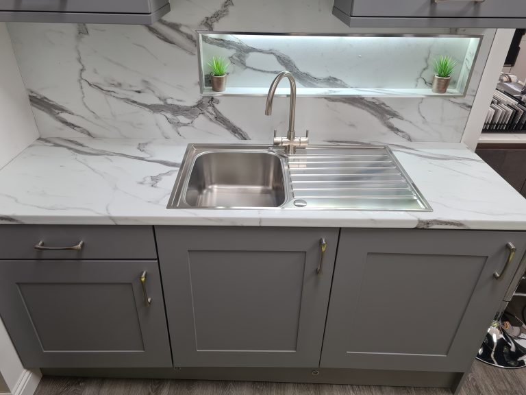 Ex Display Utility Room With Worktop The Used Kitchen Company