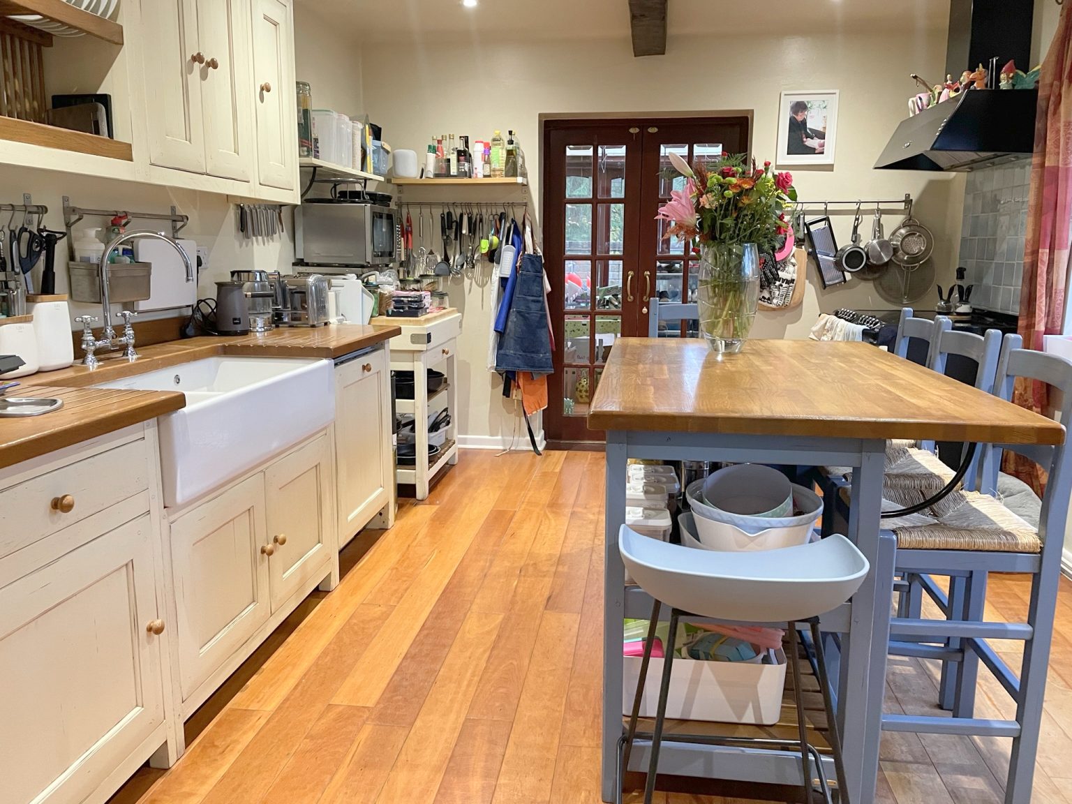 Fired Earth Kitchen With Island and Aga Used The Used Kitchen Company