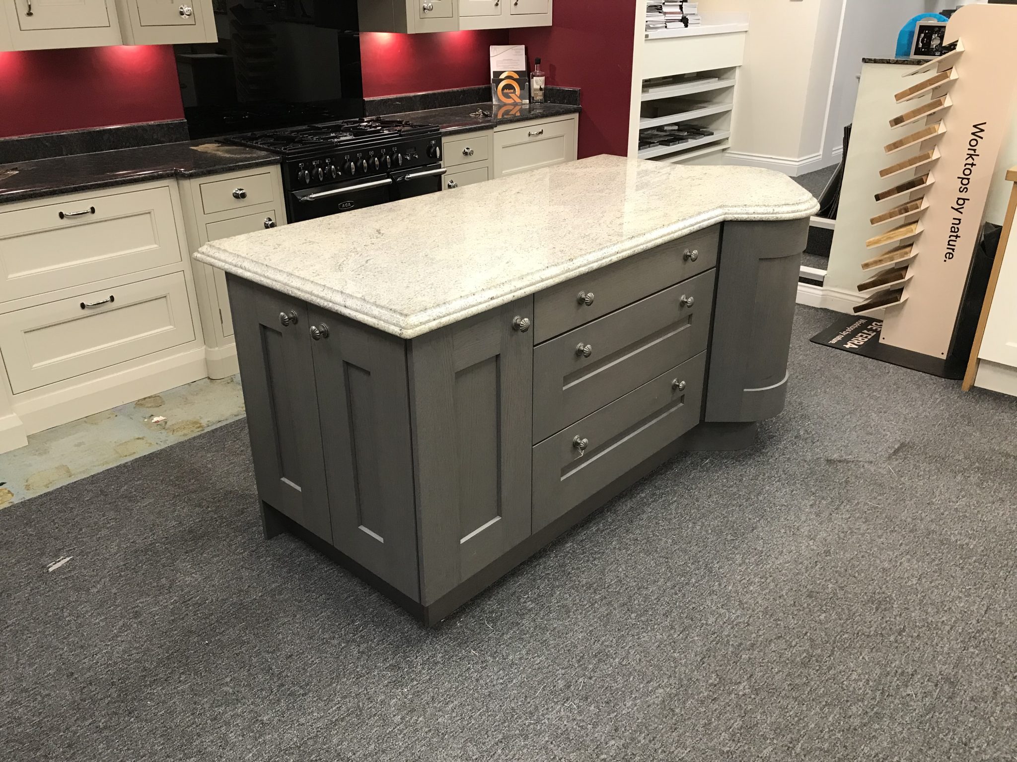 ExDisplay Kitchen Island The Used Kitchen Company