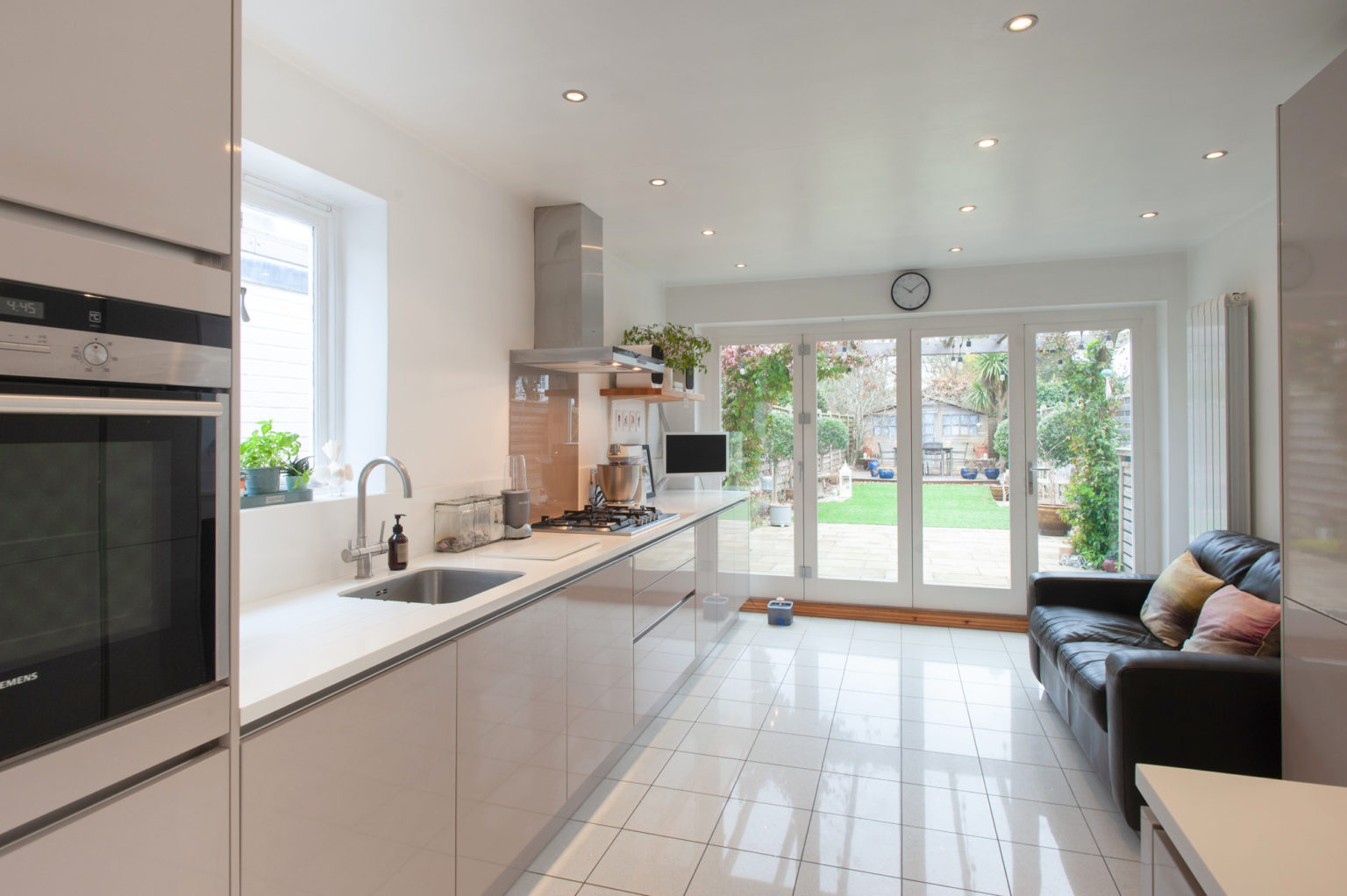 Hacker Kitchen With Corian Worktops and Appliances Used The Used