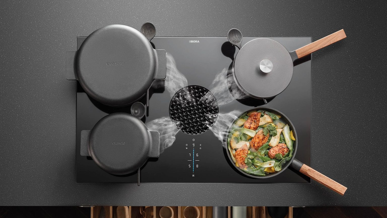 Cancelled Order Bora X Pure Induction Hob with Integrated Extractor