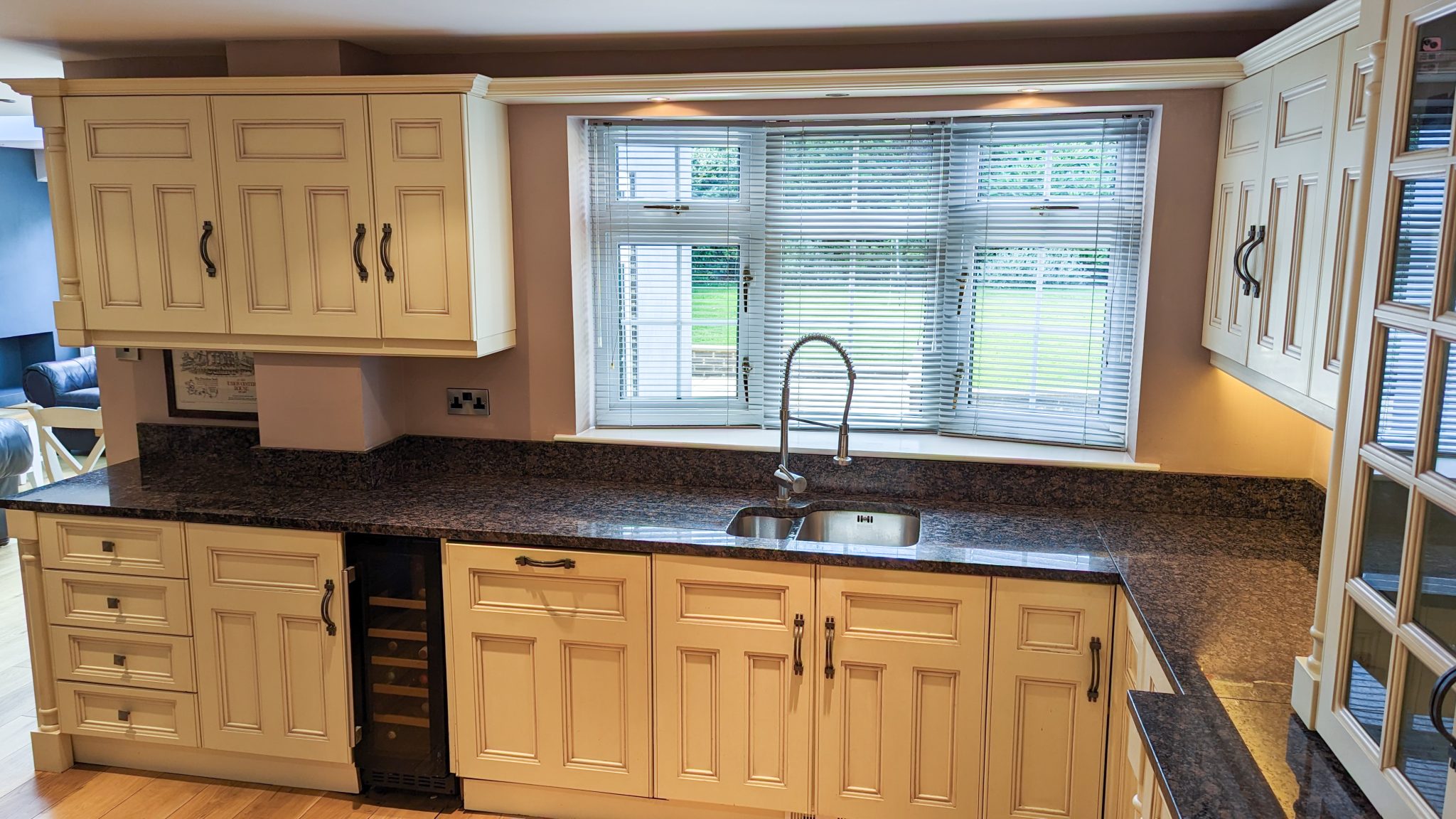 John Lewis of Hungerford Kitchen with Island, Worktops and Appliances