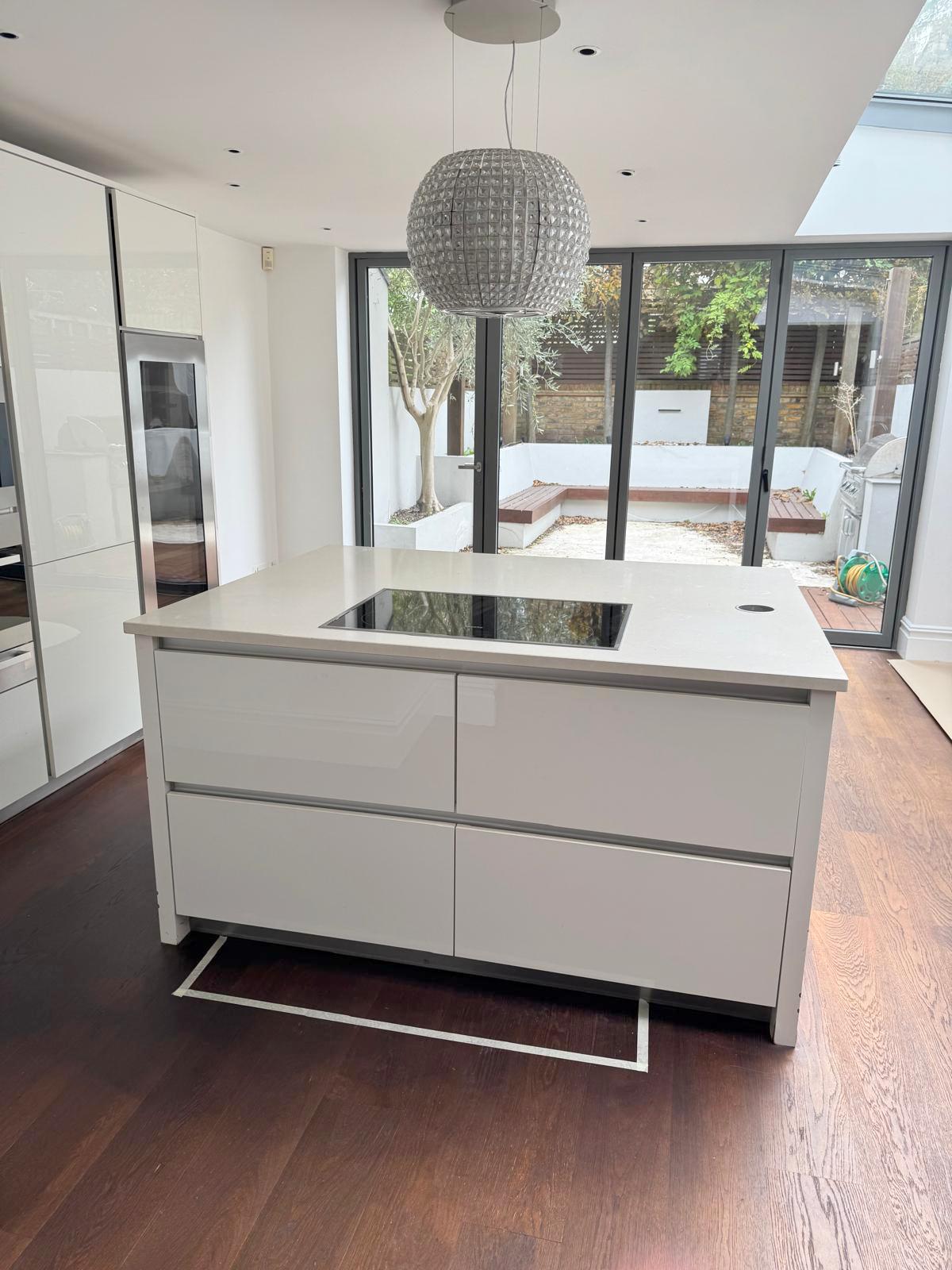 Beckerman Kitchen With Island, Worktops and Appliances Used The