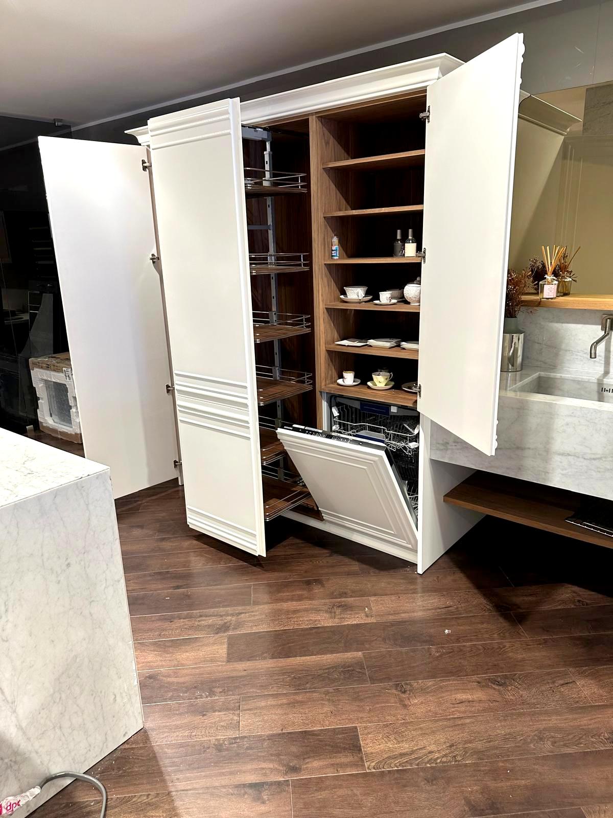 Ex Display Comprex Kitchen with Island, Worktops and Wolf Appliances