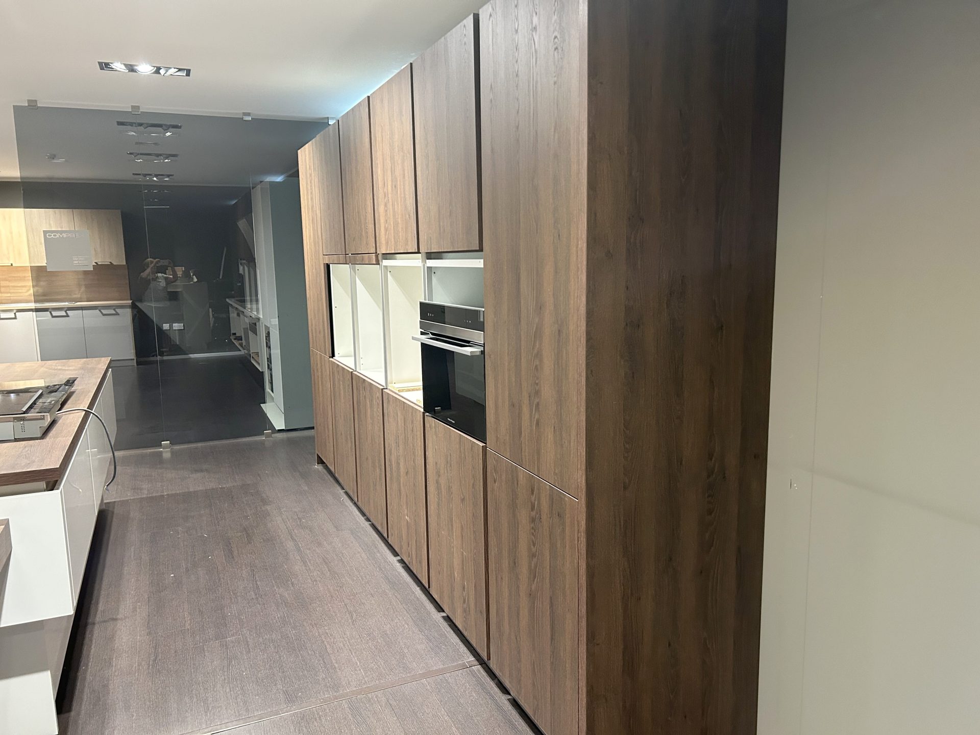 Ex Display Kitchen With Island, Worktops and Some Appliances The Used