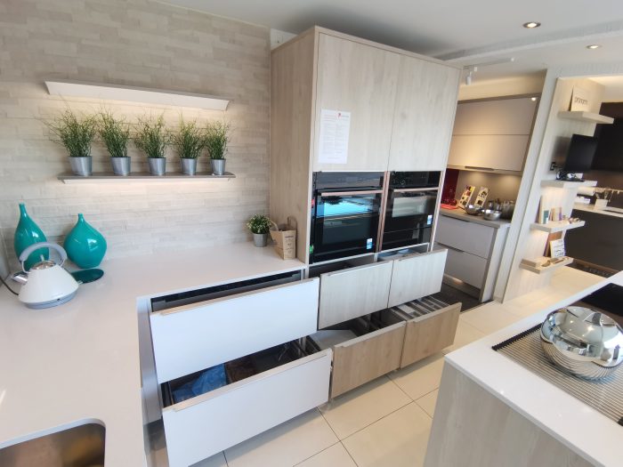 Ex Display Pronorm Proline/X-line Kitchen With Island, Worktops and ...