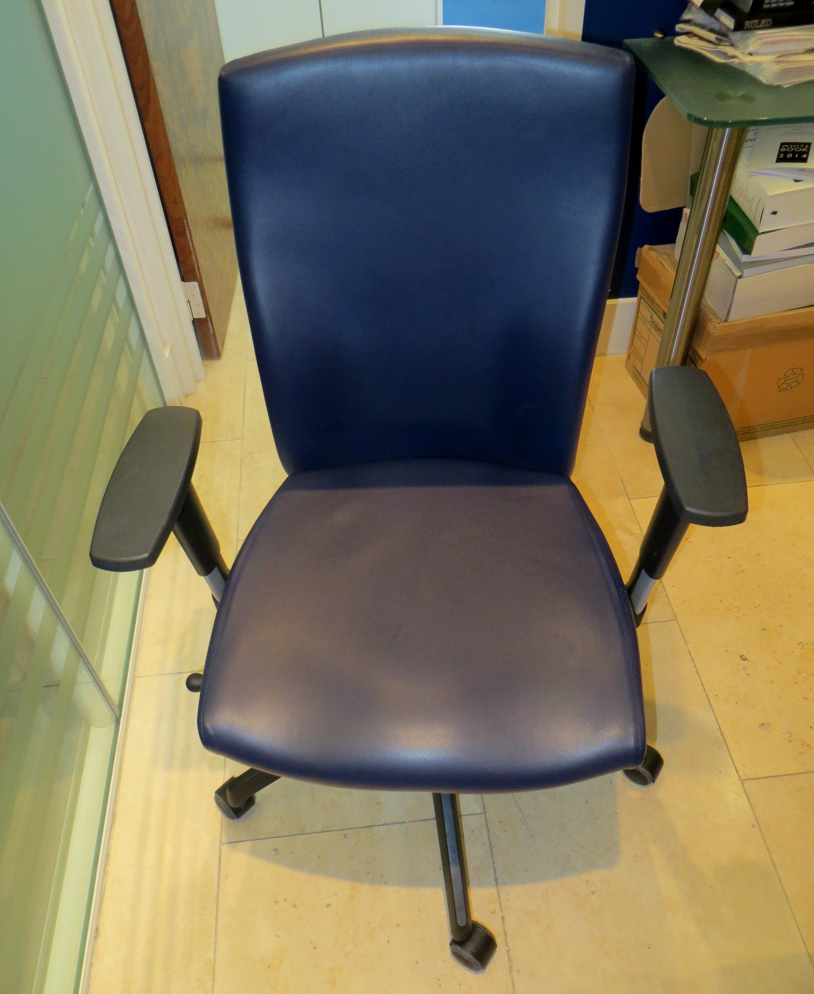 Faux Leather Desk Chair