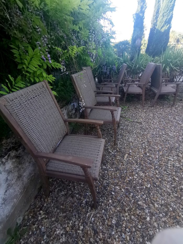 Six Designer Garden Chairs Used The Used Kitchen Company