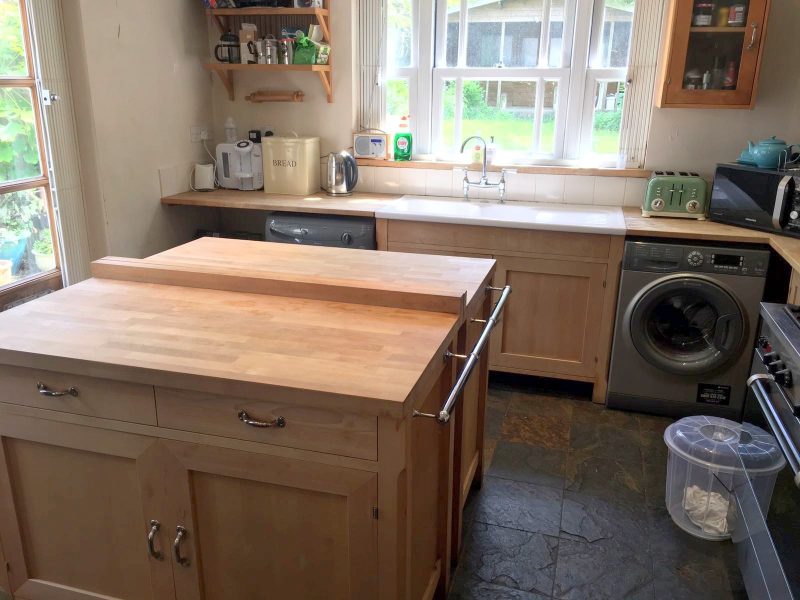 Used Habitat Kitchen with Island and Some Appliances