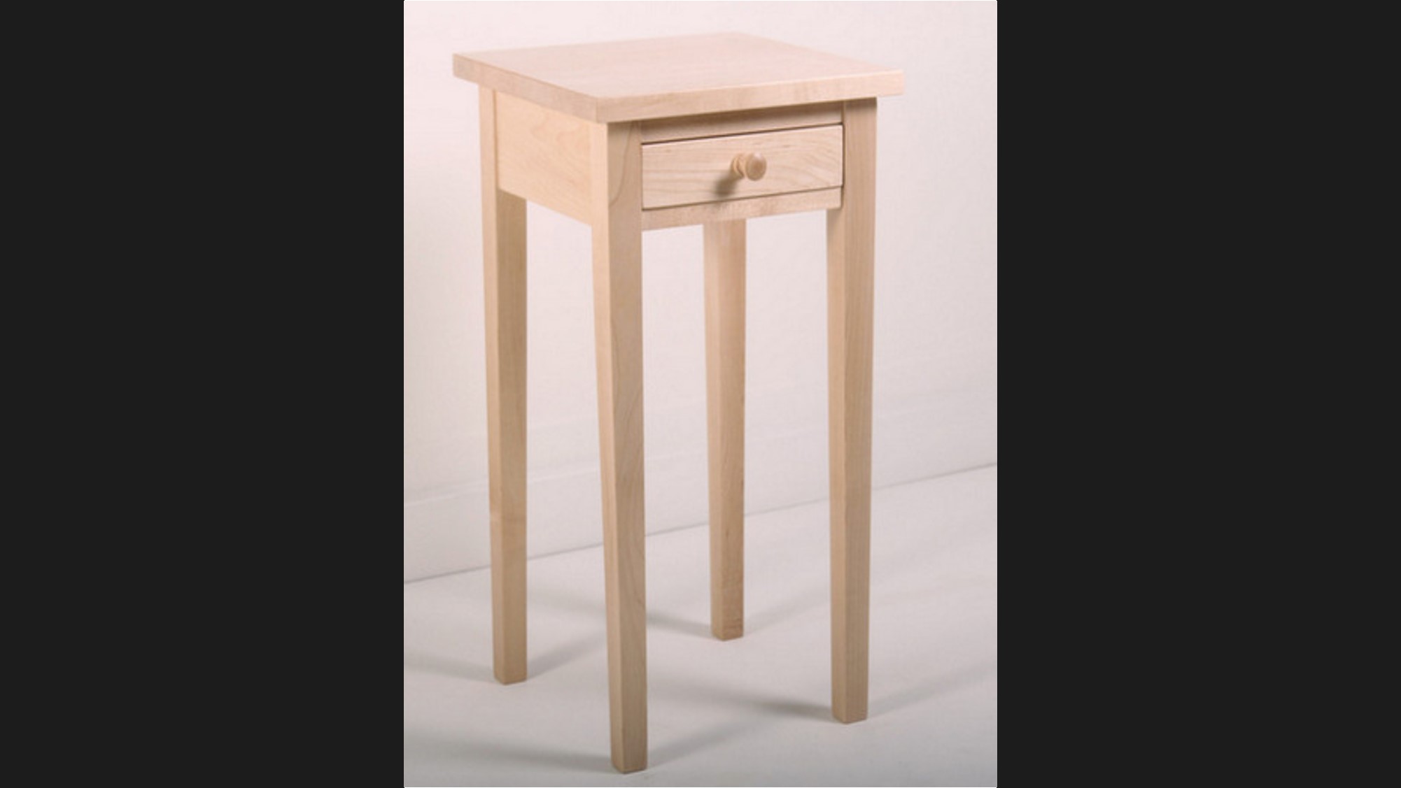 ExDisplay Pair of Maple Bedside Tables
