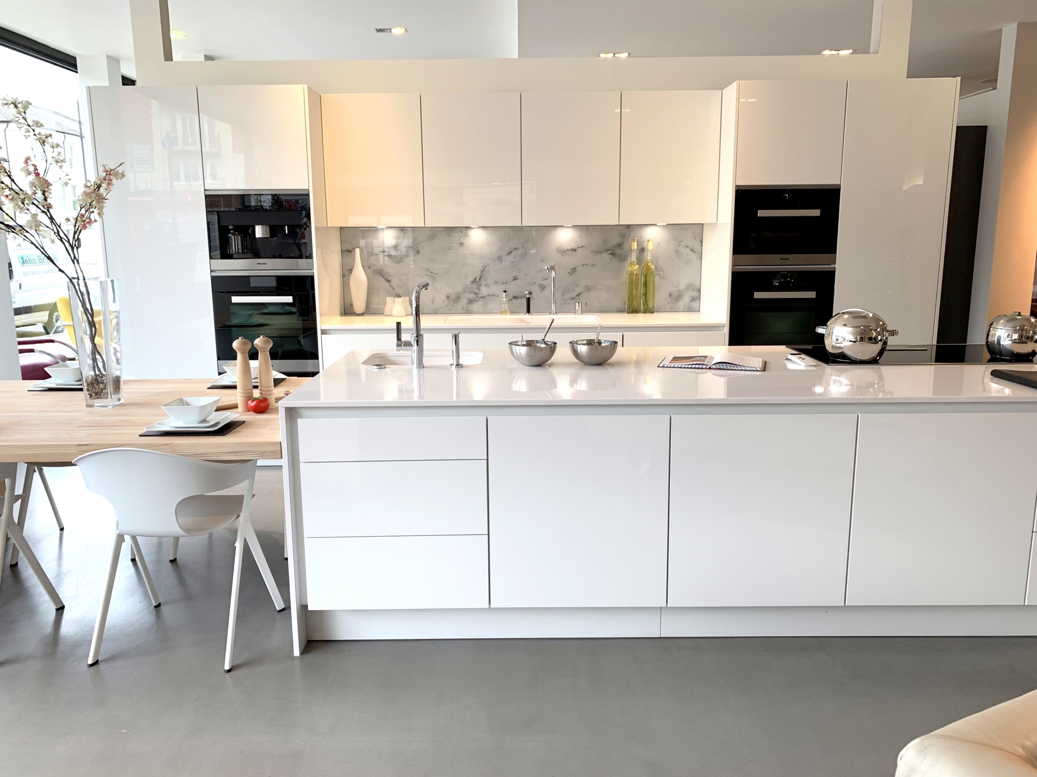Poggenpohl Polar White Segmento Kitchen The Used Kitchen Company
