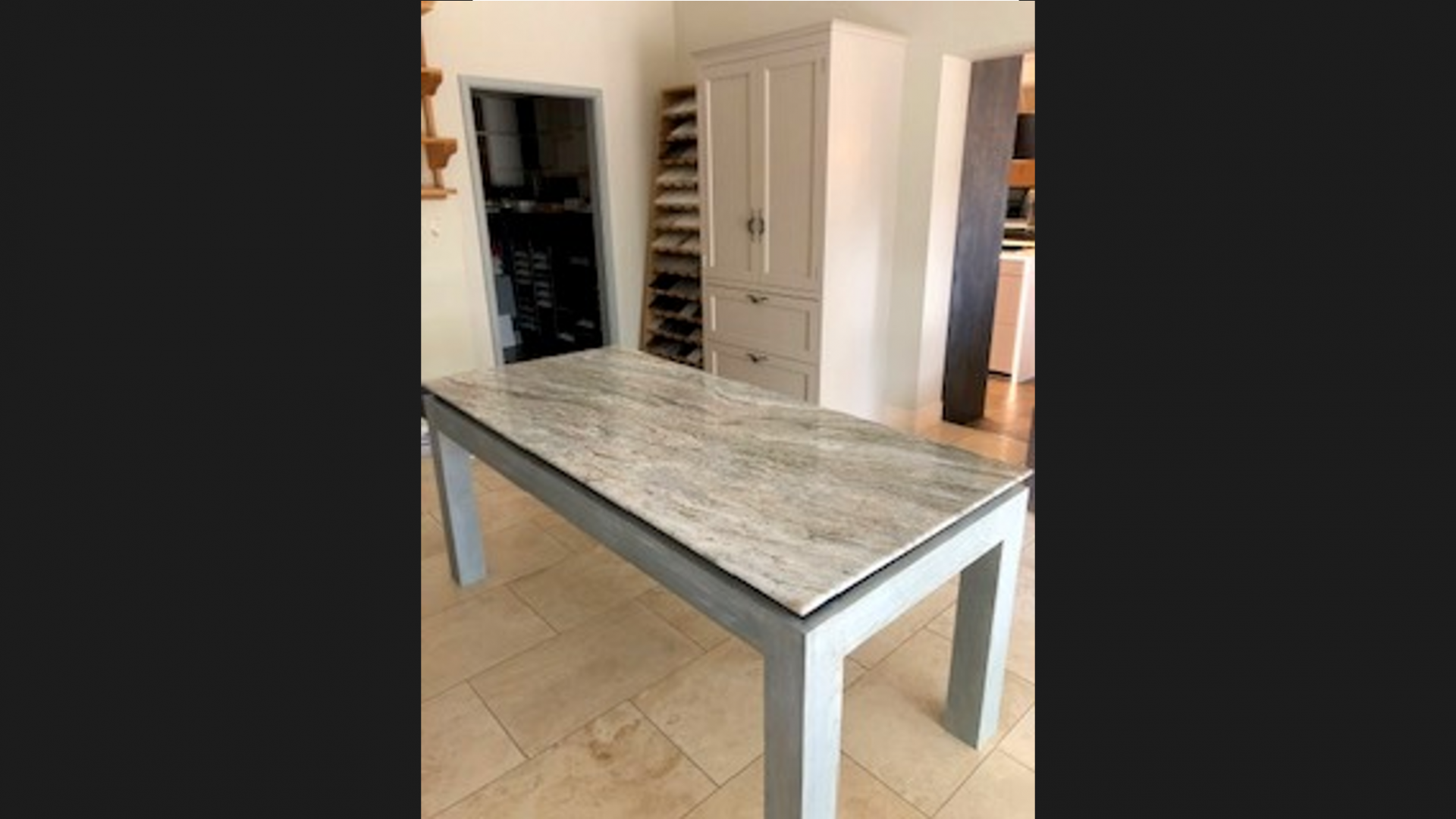 Ex Display Marble Top Table - The Used Kitchen Company