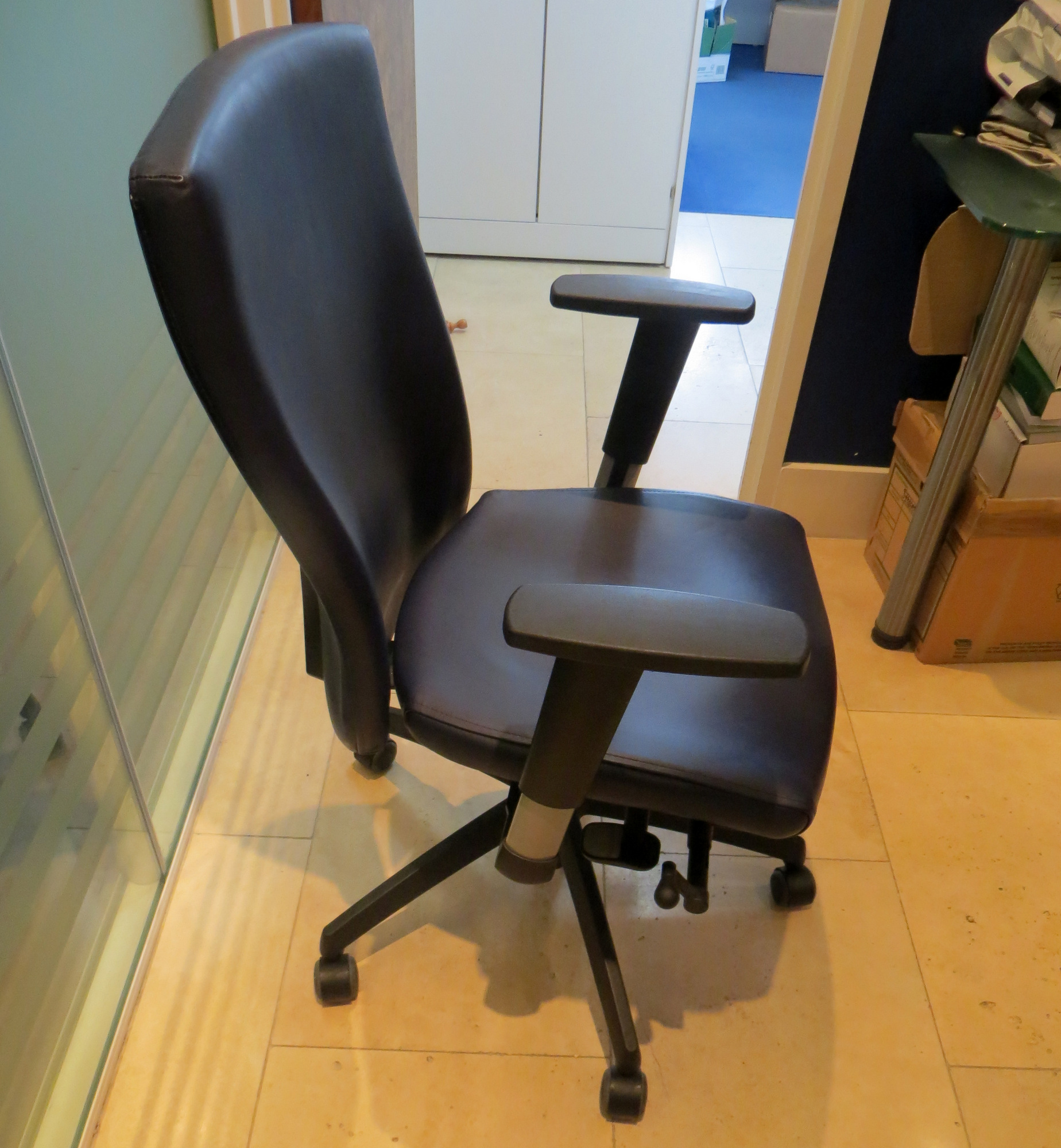 Faux Leather Desk Chair